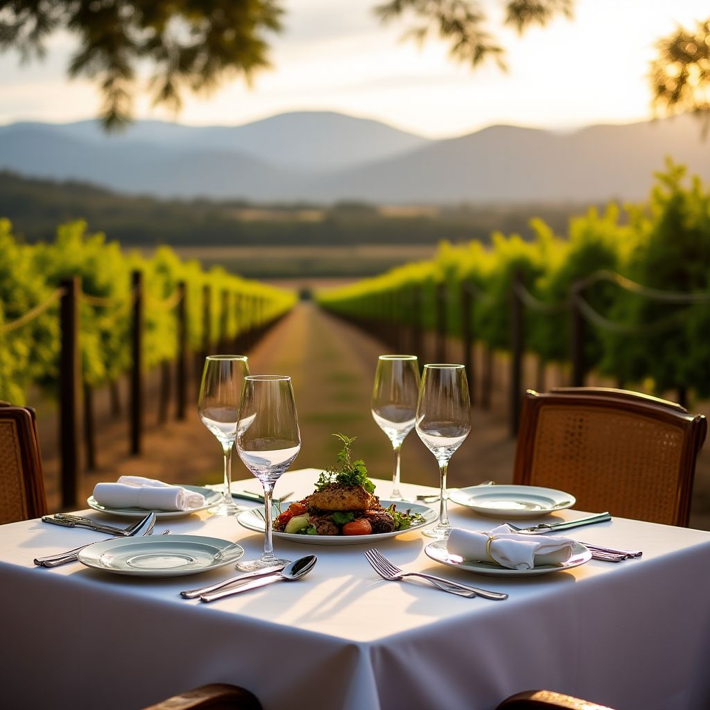 Almuerzo gourmet entre viñedos