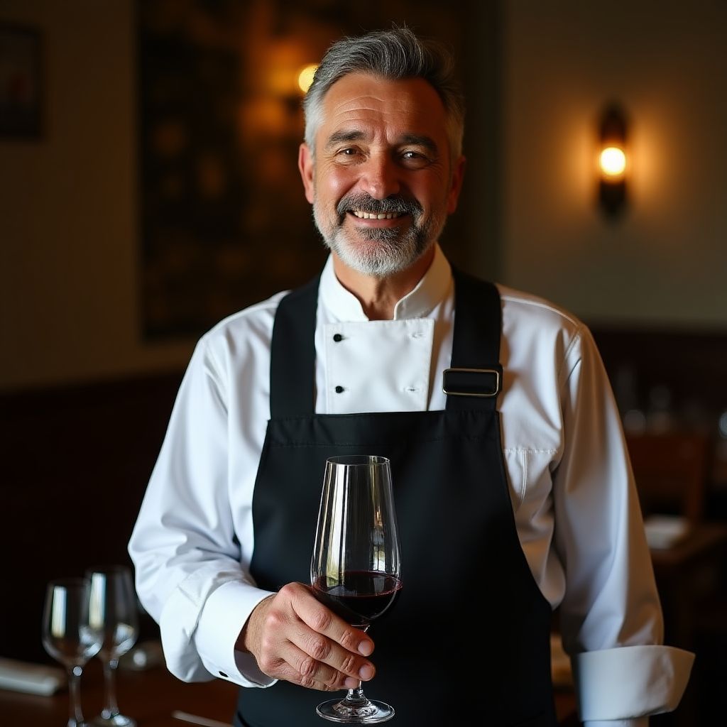 Retrato de Miguel Ferreira, sommelier profesional de Portugal