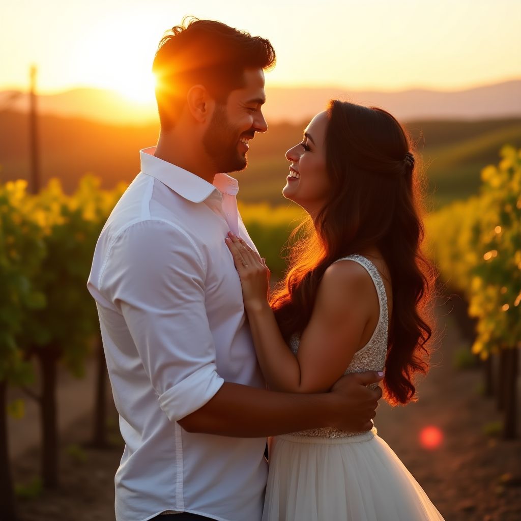 Foto de Sofía y Daniel Rodríguez, pareja de recién casados de México